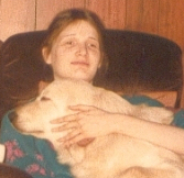 Tammy and me cuddling up together